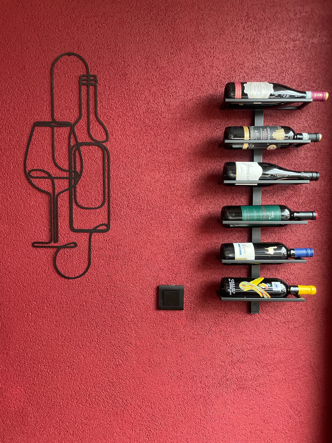 Customer photo review of Décoration Murale en Métal - Thème de vin
