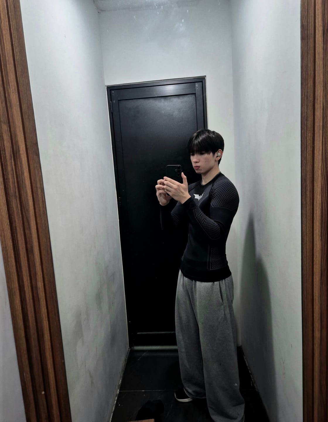 Customer photo review of 8004 - Batman Compression Longsleeves