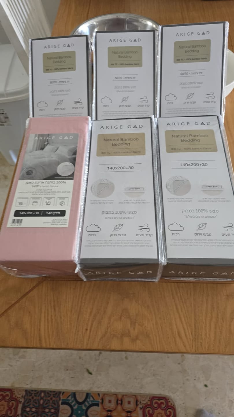 Customer photo review of סדין פרימיום כותנה 300 - Pink