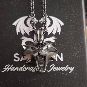 Customer photo review of Cat School Pendant