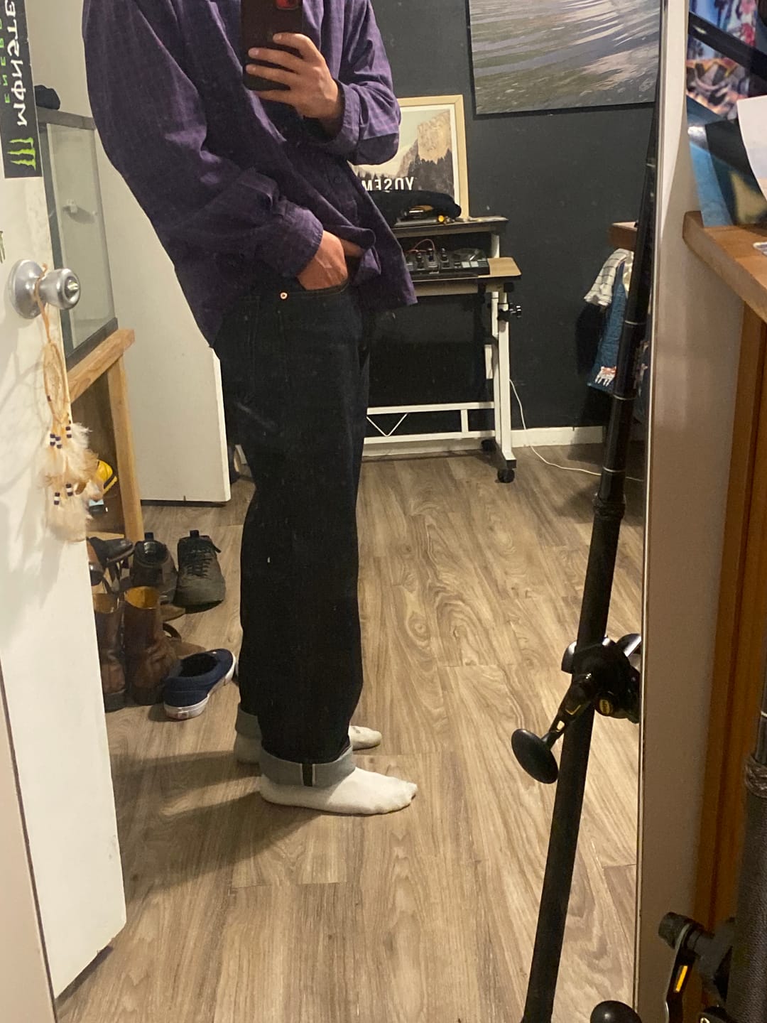 Customer photo review of Lot 602 1969 Model Selvedge Denim Jeans
