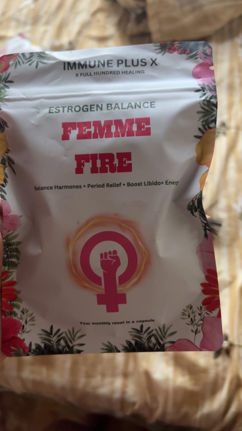 Customer photo review of Femme Fire |  Herbal Female Hormone Balance