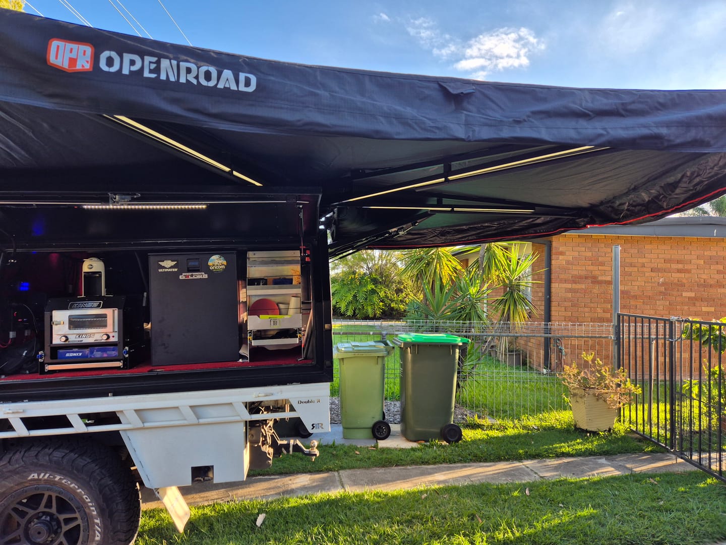 Customer photo review of OPENROAD  270 Free Standing Awning for Camping