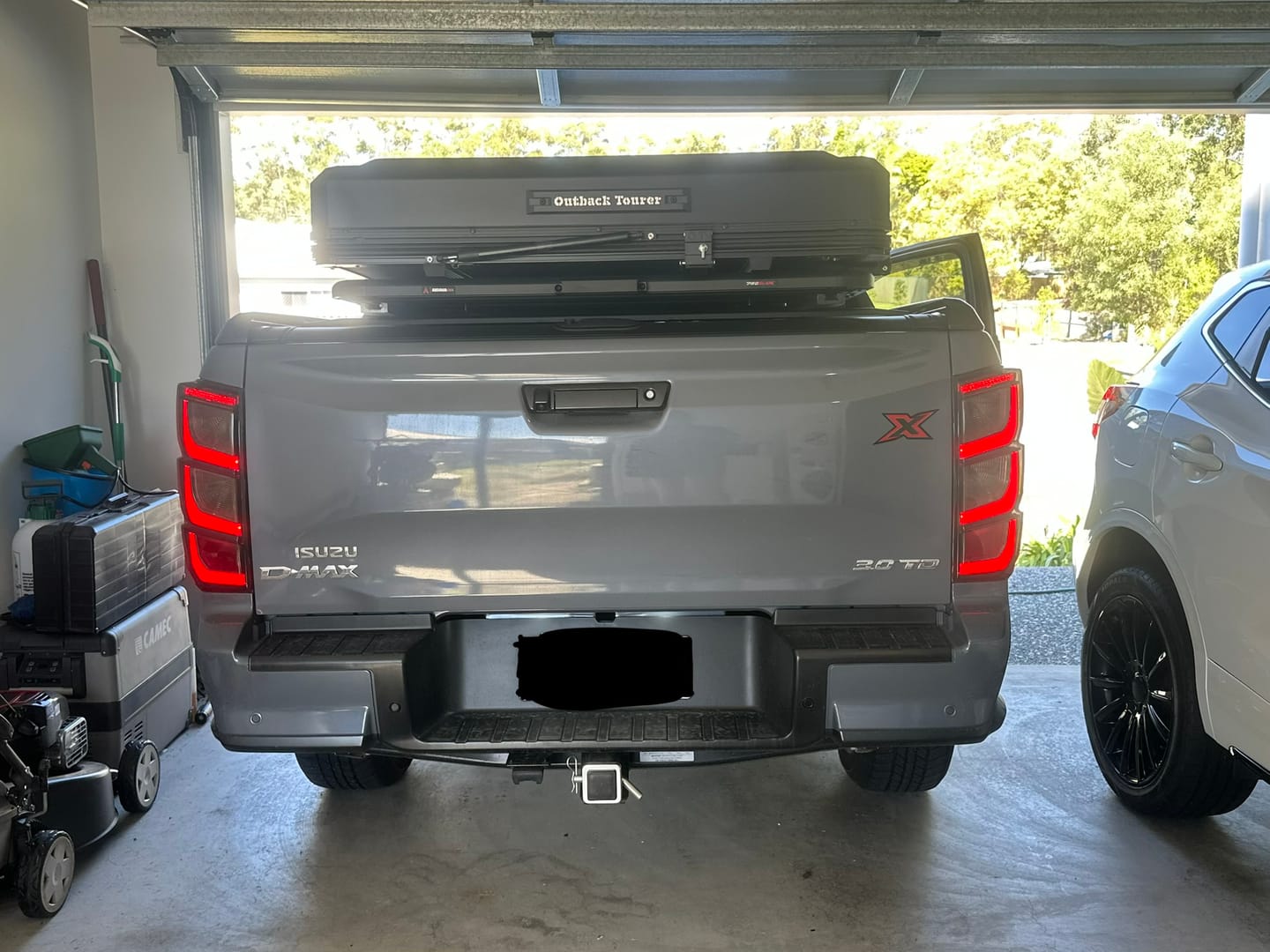 Customer photo review of Smoked LED Tail Lights for Isuzu Dmax 2020+