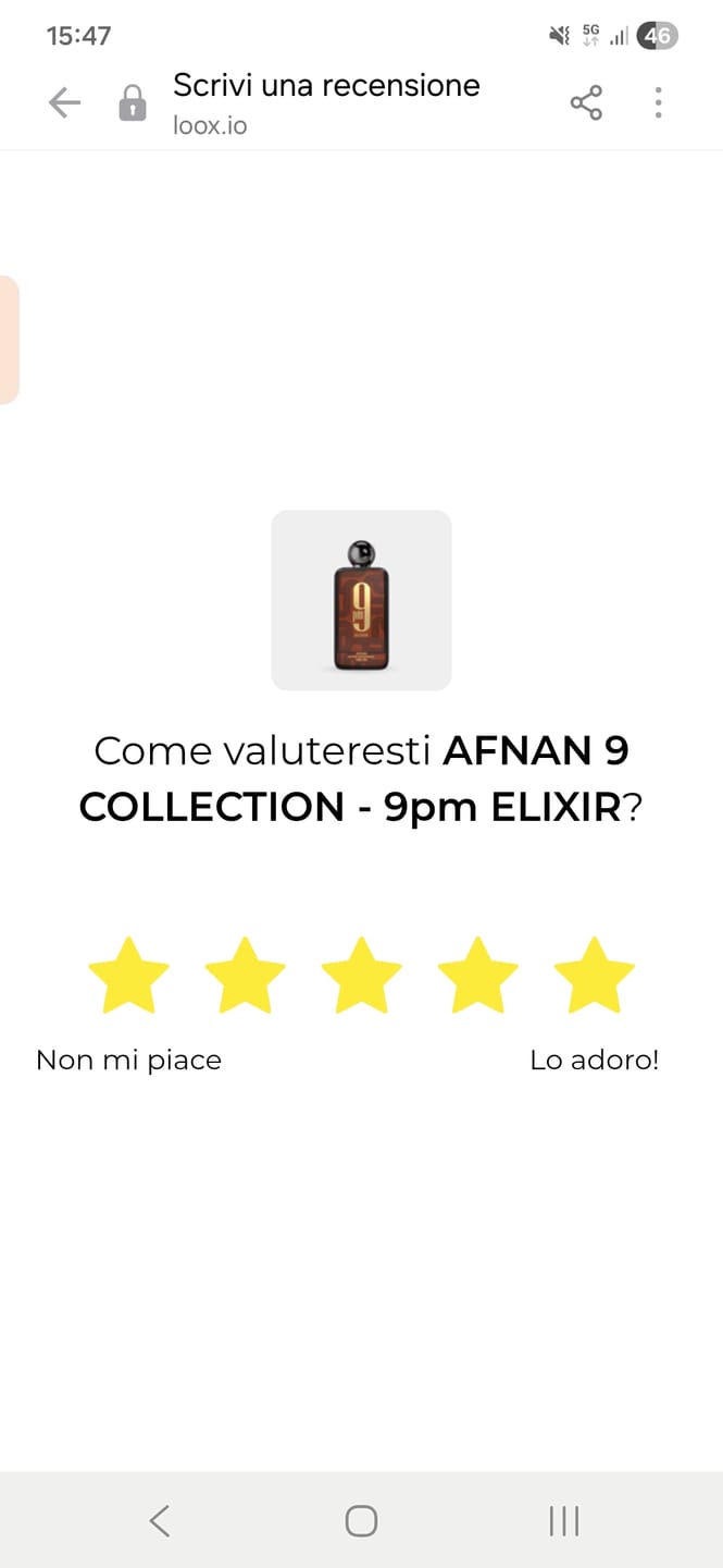 Customer photo review of AFNAN 9 COLLECTION - 9pm ELIXIR
