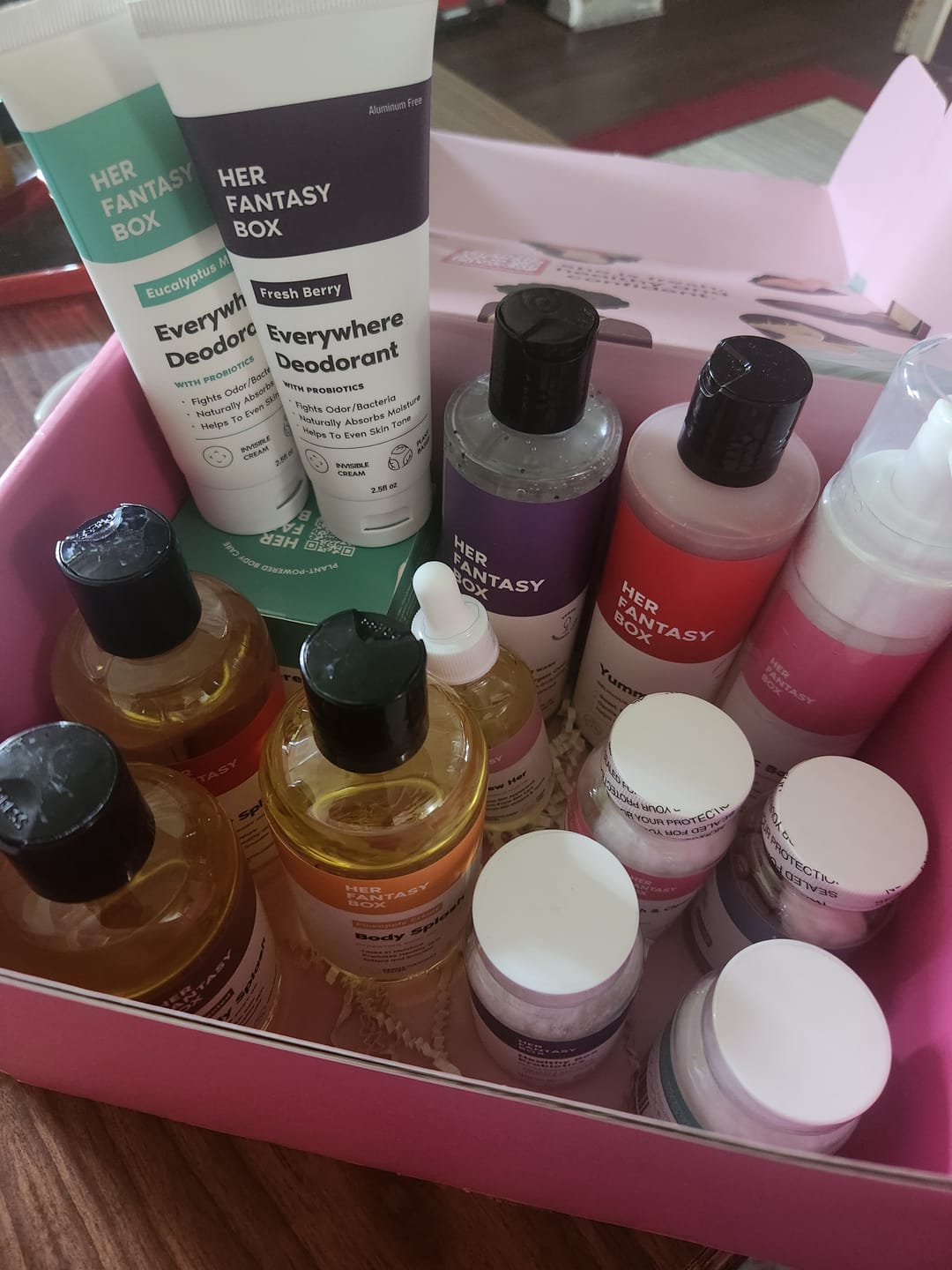 Customer photo review of The Everything Bundle - Total Hygiene Body Care Kit