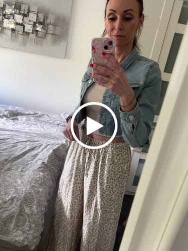 Customer video review of Silky Hose weiß LEO beige