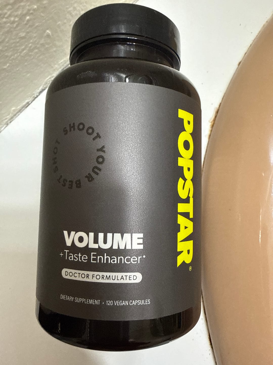 Customer photo review of Popstar Volume + Taste | 1 Month