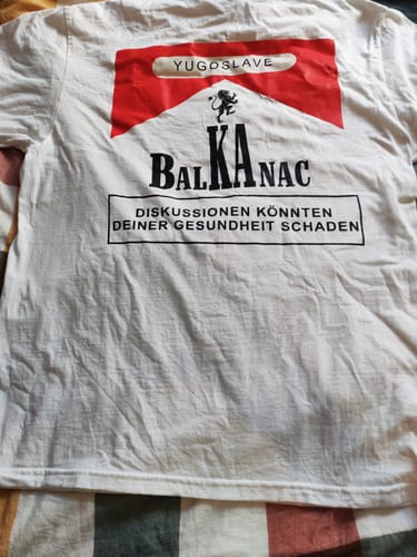 Customer photo review of Balkanac Premium T-Shirt