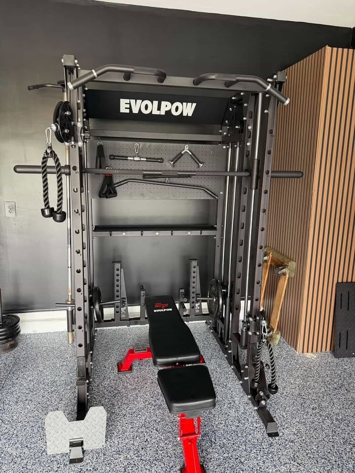 Customer photo review of EVOLPOW M2B Brute All-In-One Smith Machine Home Gym