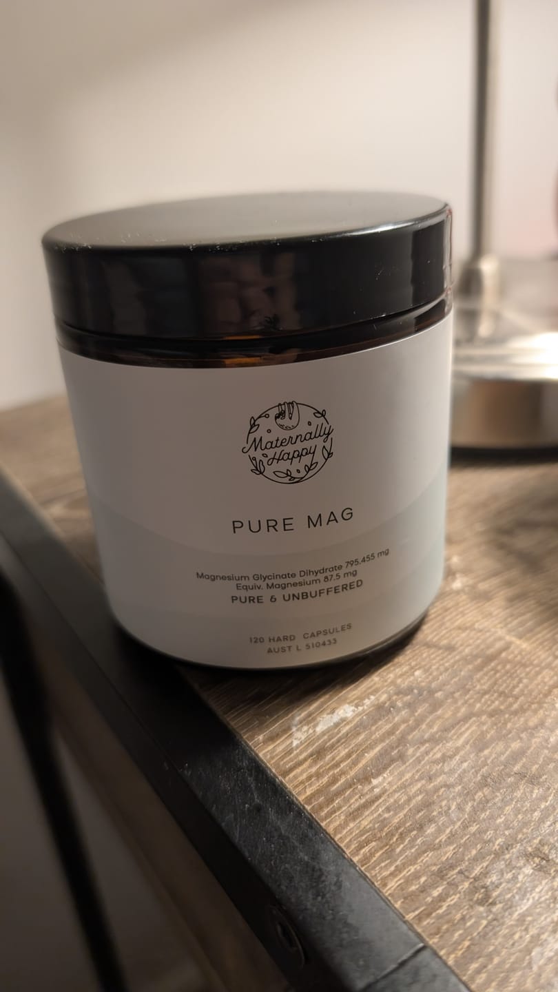 Customer photo review of Pure Mag | Unbuffered Magnesium Glycinate
