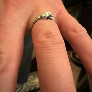 Customer photo review of Ouroboros Ring