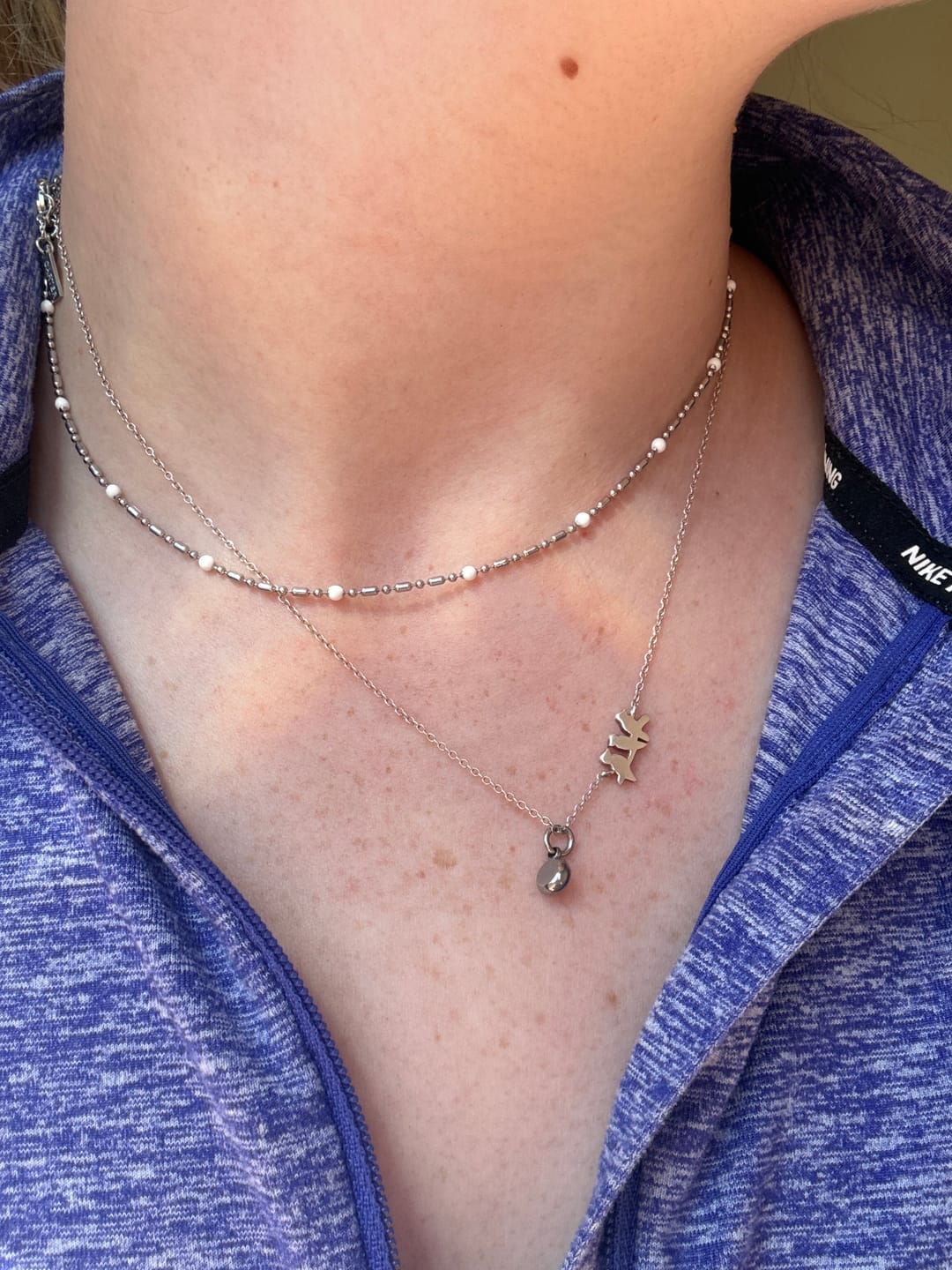 Customer photo review of Coral Necklace