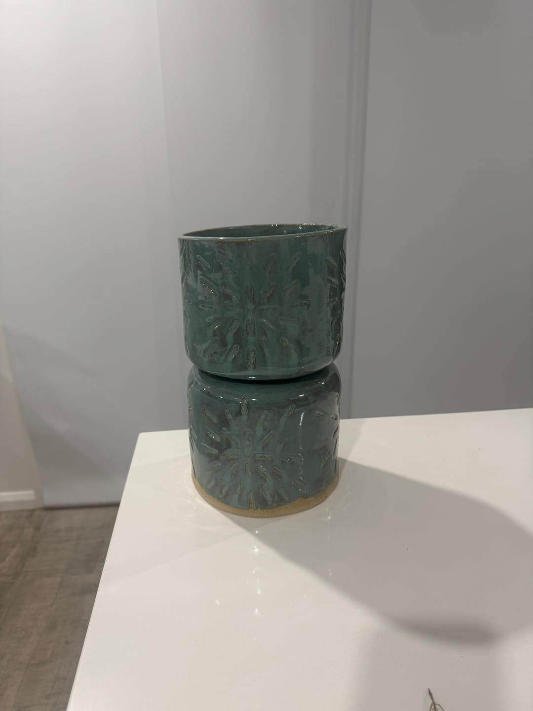 Customer photo review of Abbots Floating Green Midfire Brushable Glaze