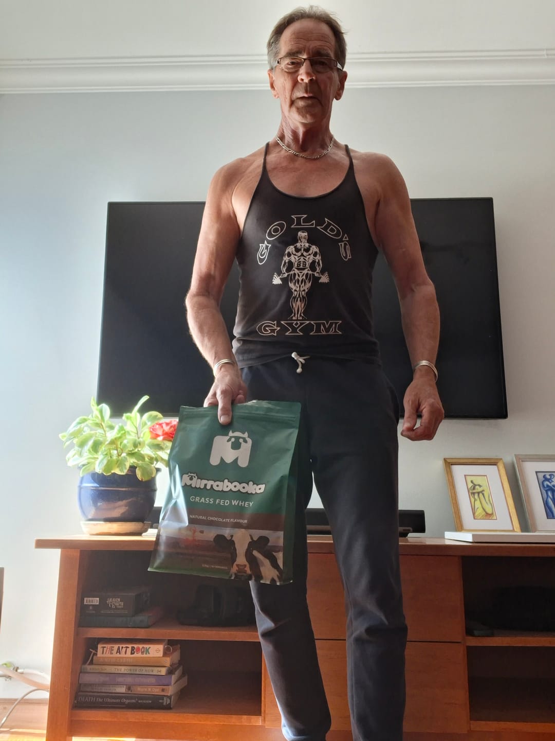 Customer photo review of Grass Fed Whey Protein Chocolate 2.5kg (83 servings)
