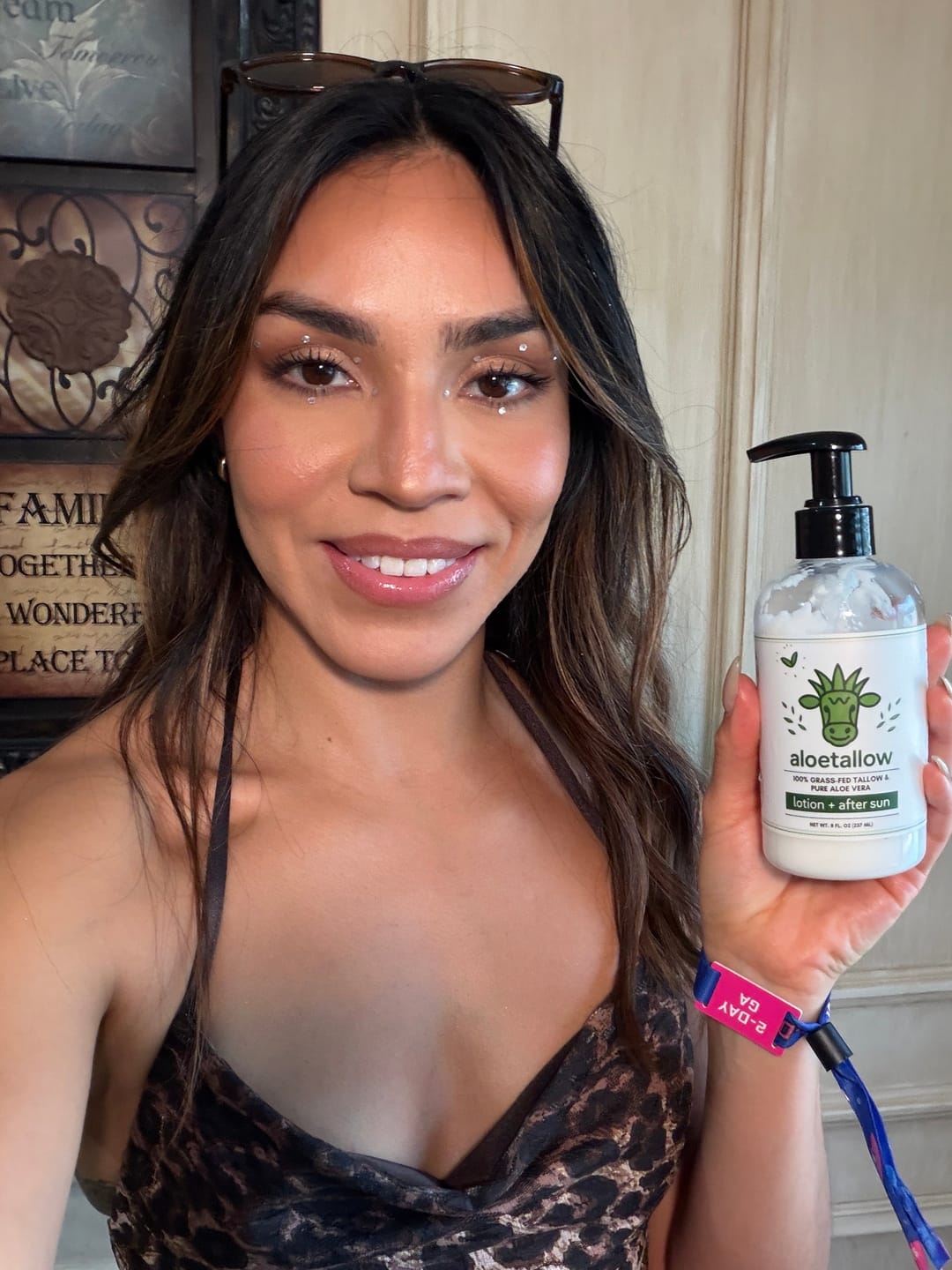 Customer photo review of AloeTallow Clean Hydration Lotion - Tallow + Aloe | 8 Clean Ingredients