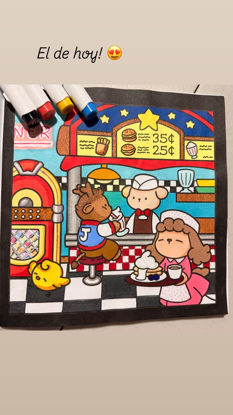 Customer photo review of Ohuhu Honolulu 48 Colors Dual Tips Alcohol Art Markers