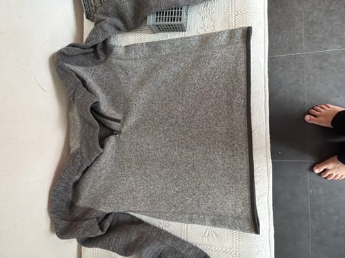 Customer photo review of Vintage Grey Patagonia Quarter Zip Fleece (L)