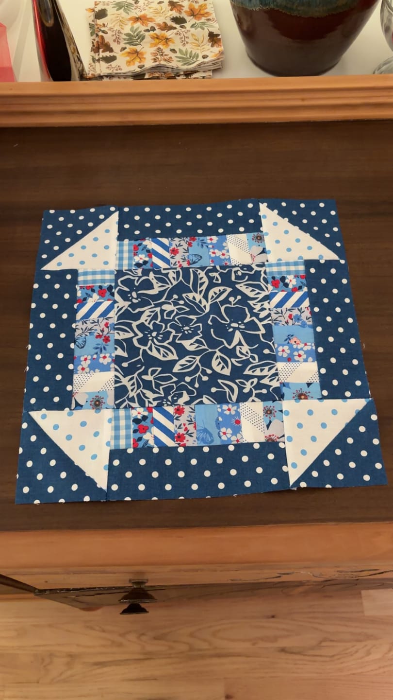 Customer photo review of Mrs Quilty Subscription Box