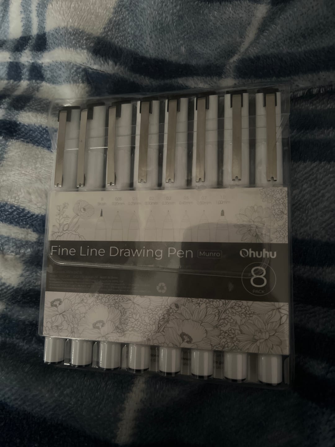 Customer photo review of Ohuhu Fineliner Drawing Pen, 8 Pack