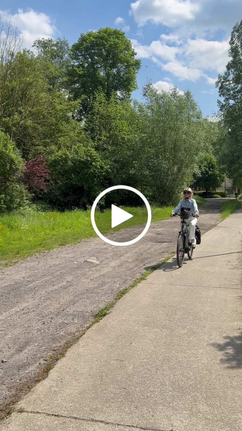 Customer video review of Kvisp Dog Bike Carrier
