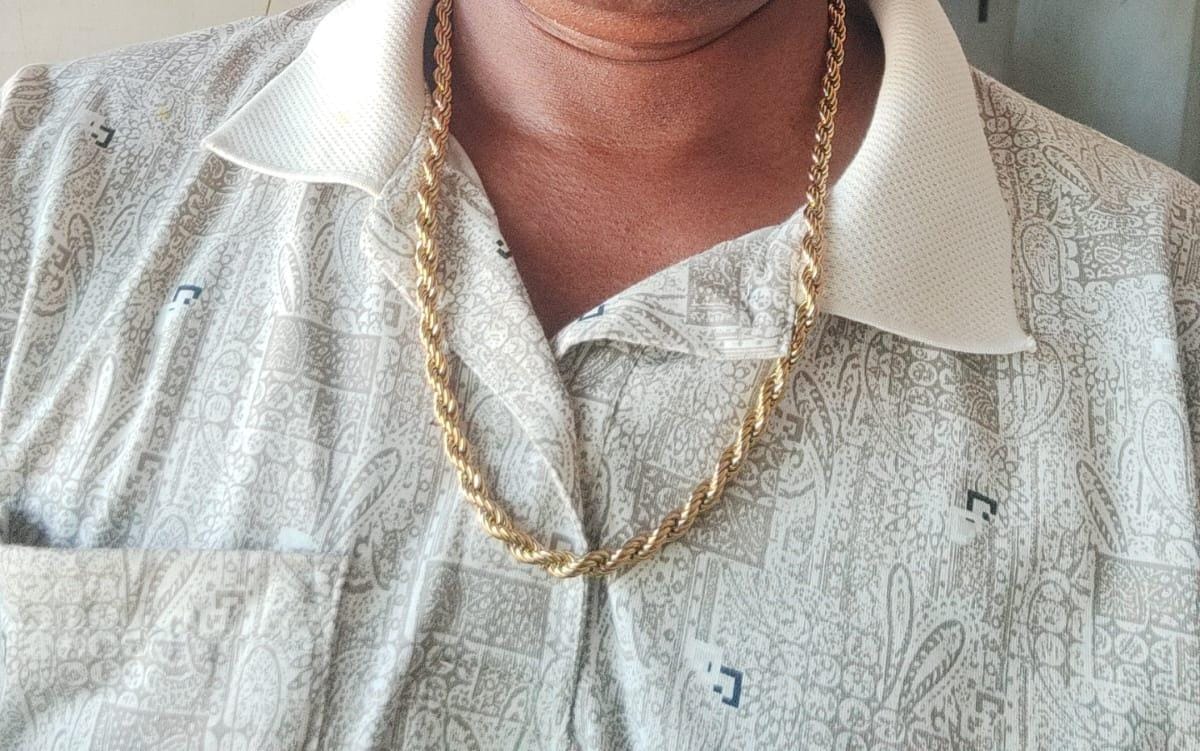 Customer photo review of Rope Chain | 6 MM