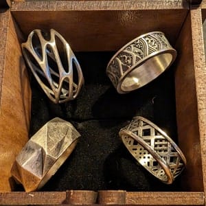 Customer photo review of Japanese Wave Ring