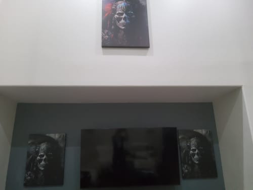 Customer photo review of Native Skull Warrior