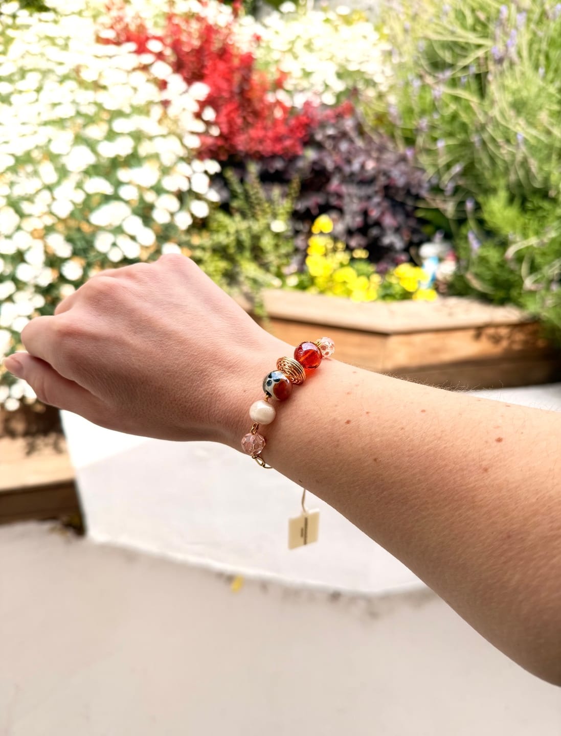 Customer photo review of Glow Collection - Murano Glass Bracelet