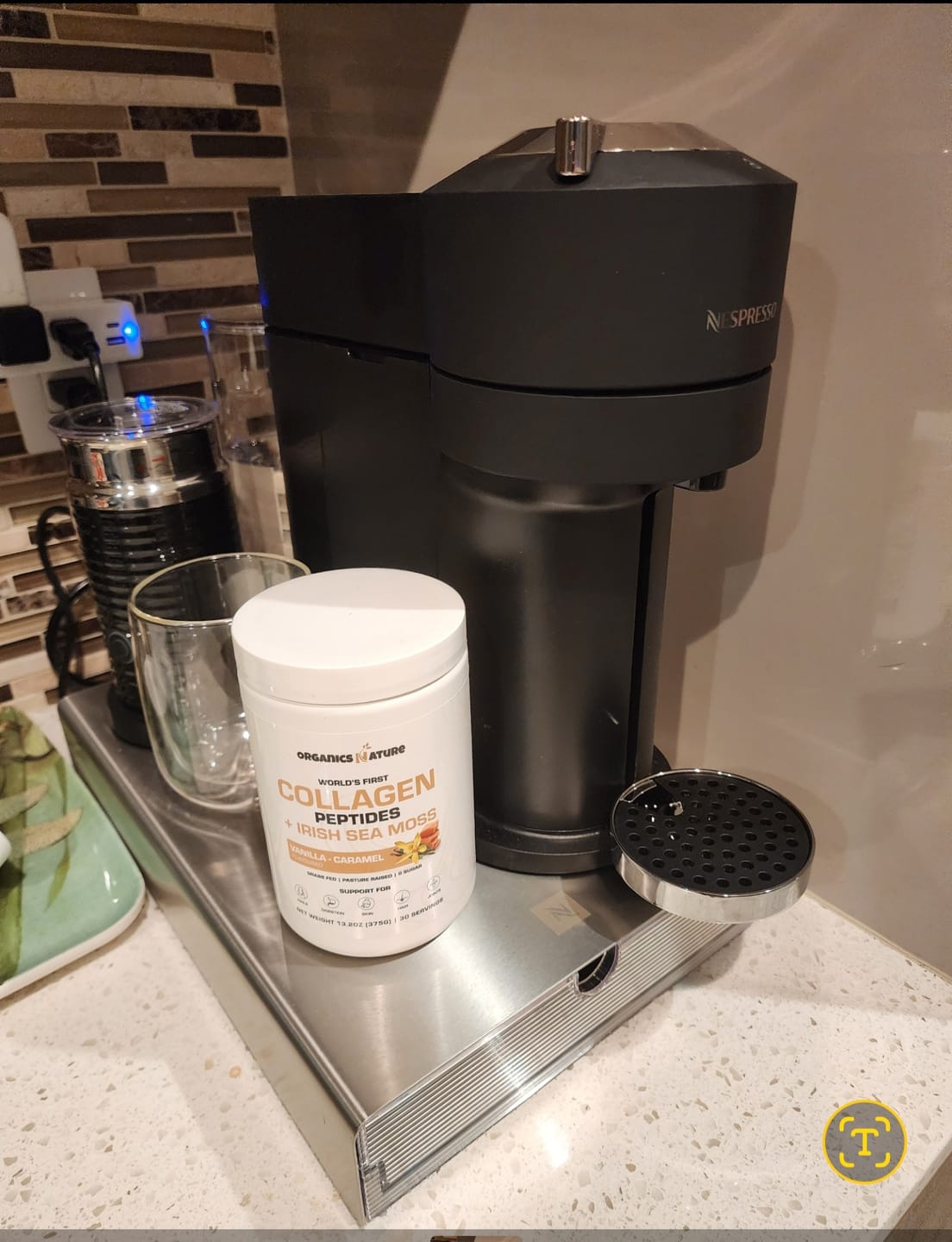 Customer photo review of Vanilla-Caramel Collagen Sea Moss