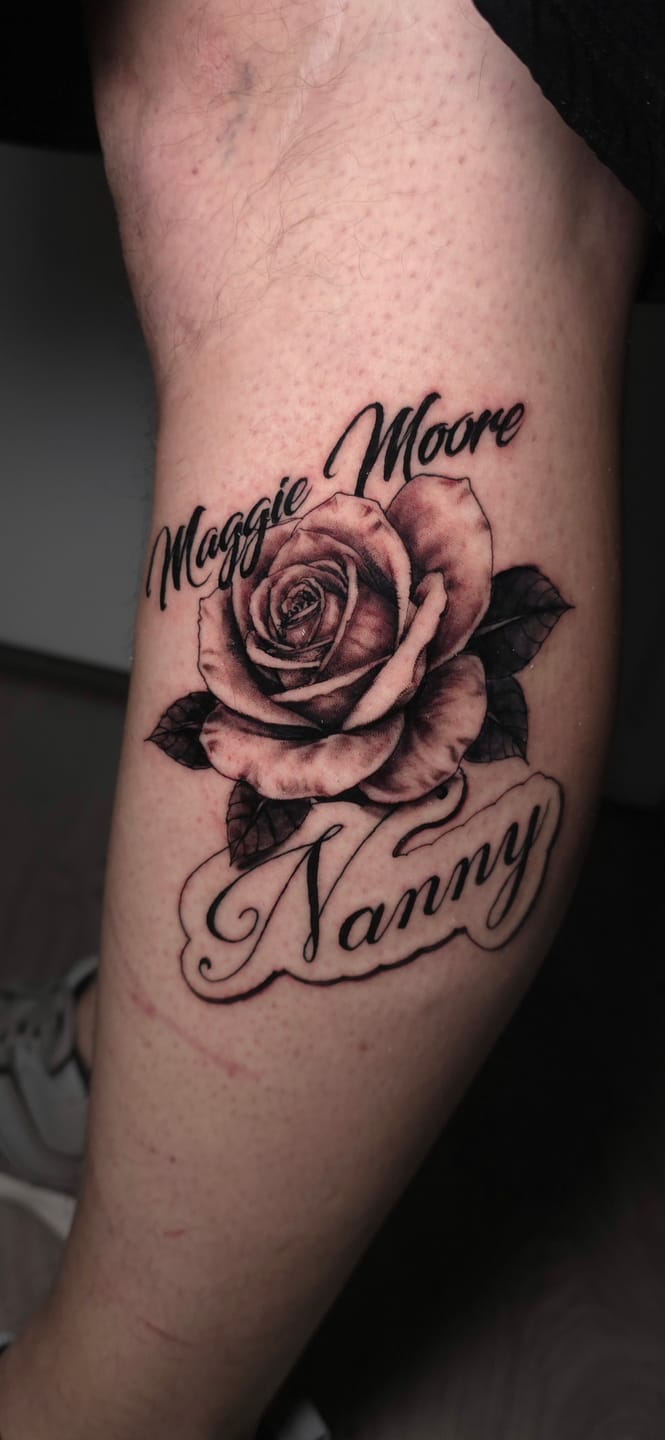 Customer photo review of JCONLY REVEN Tattoo Stencil Primer (100ML/3.38OZ)