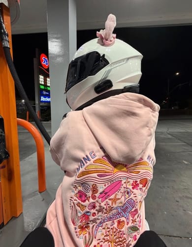 Customer photo review of Whale Shark Tropics Hoodie