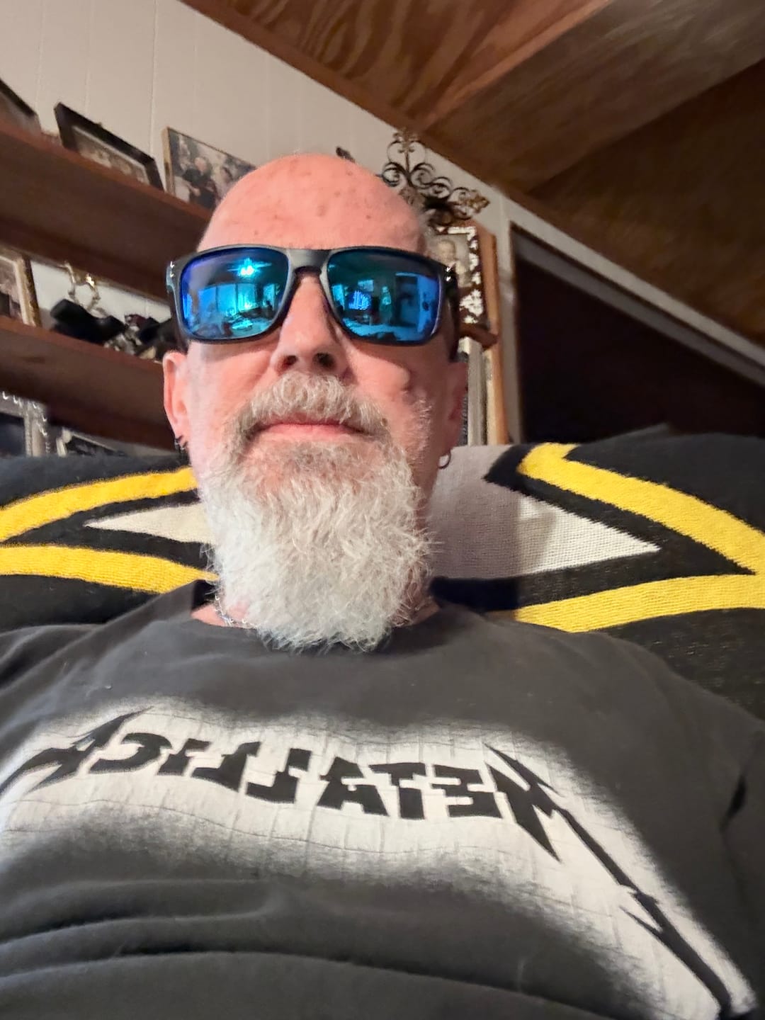 Customer photo review of 80Eighty® Polarized Sunglasses - Blue Chrome