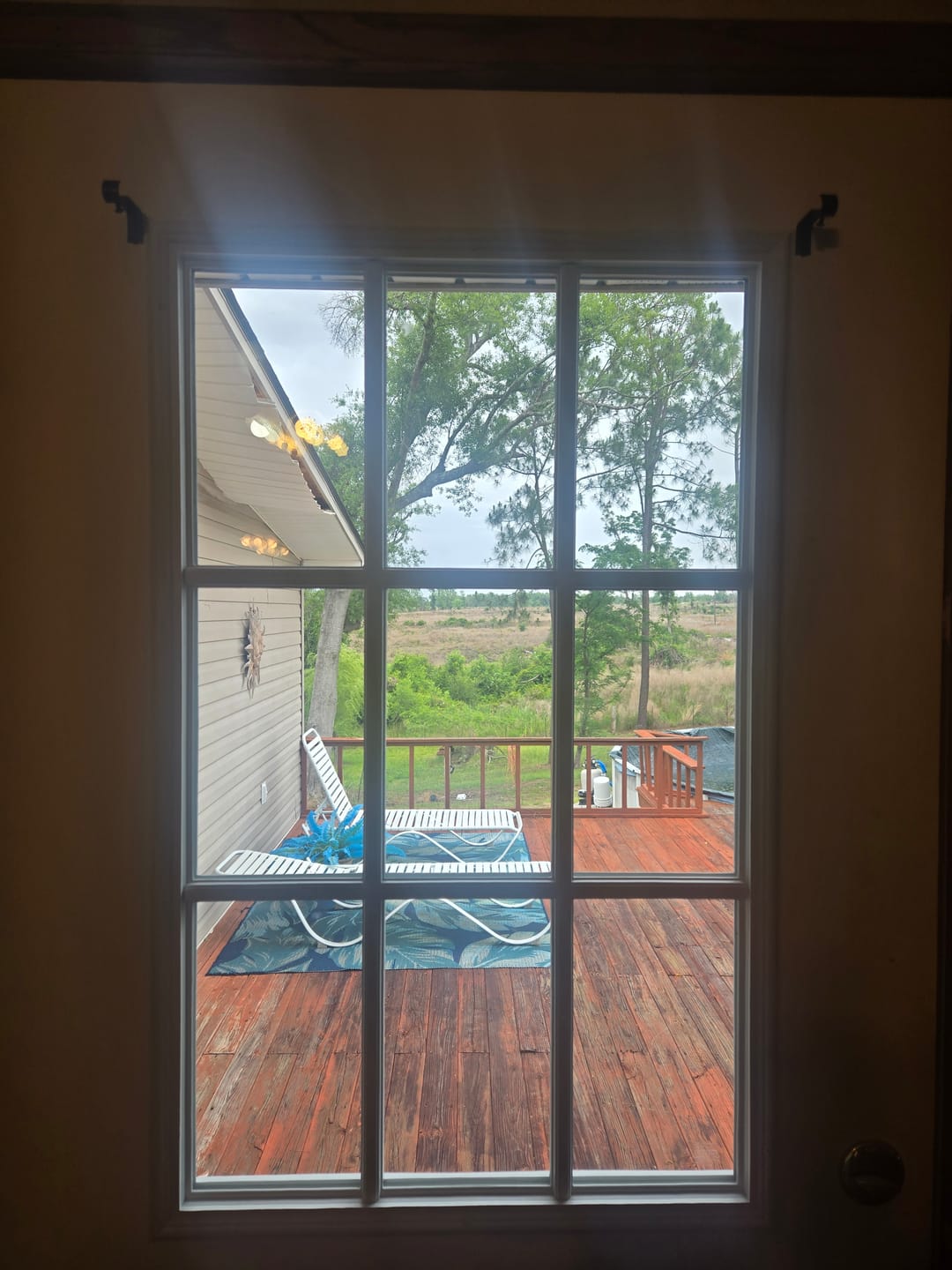 Customer photo review of Clear 9 Lite Glass and Frame Kit (Half Lite)