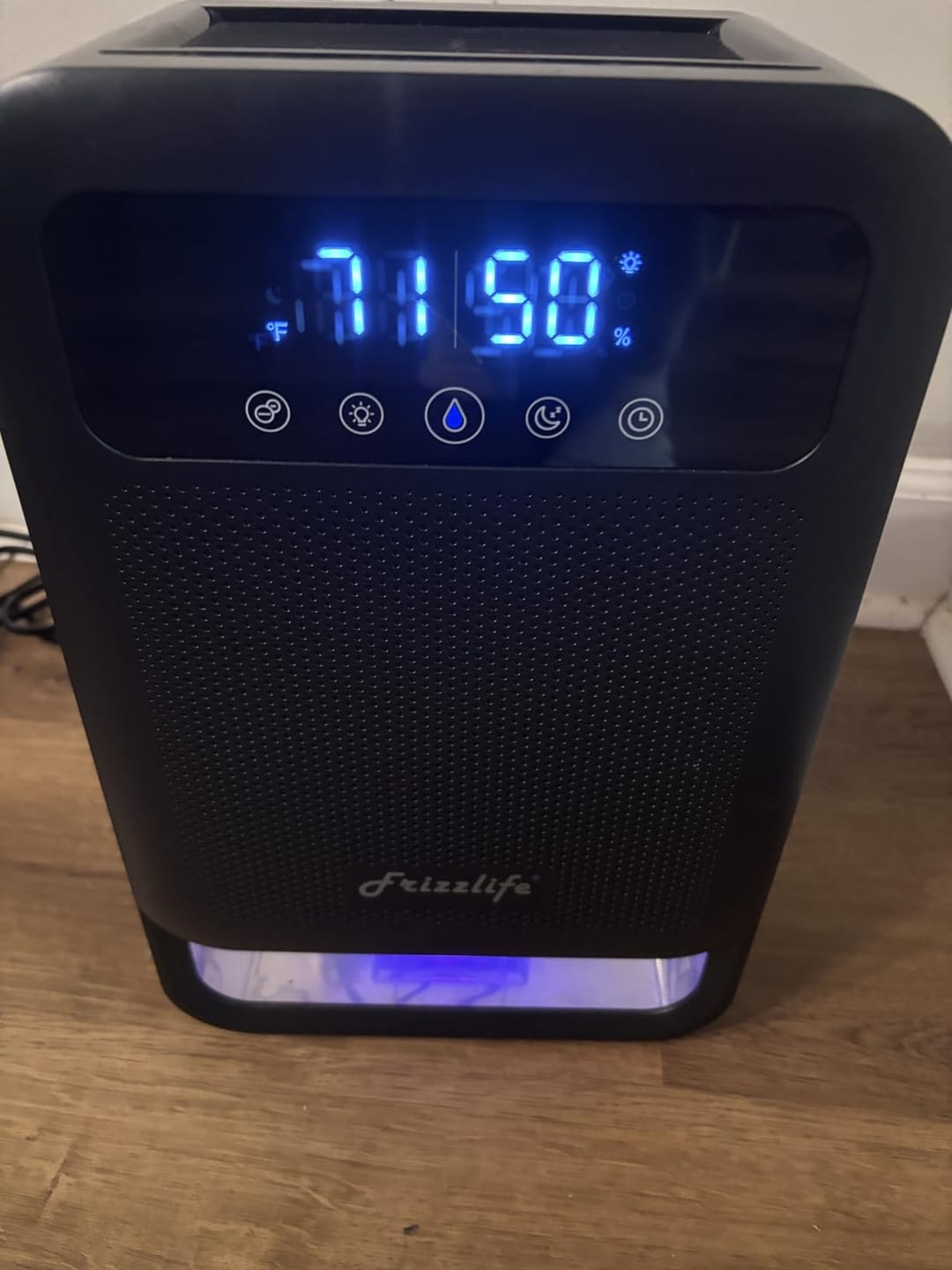 Customer photo review of Frizzlife Dehumidifier with Air Purifier, DH80
