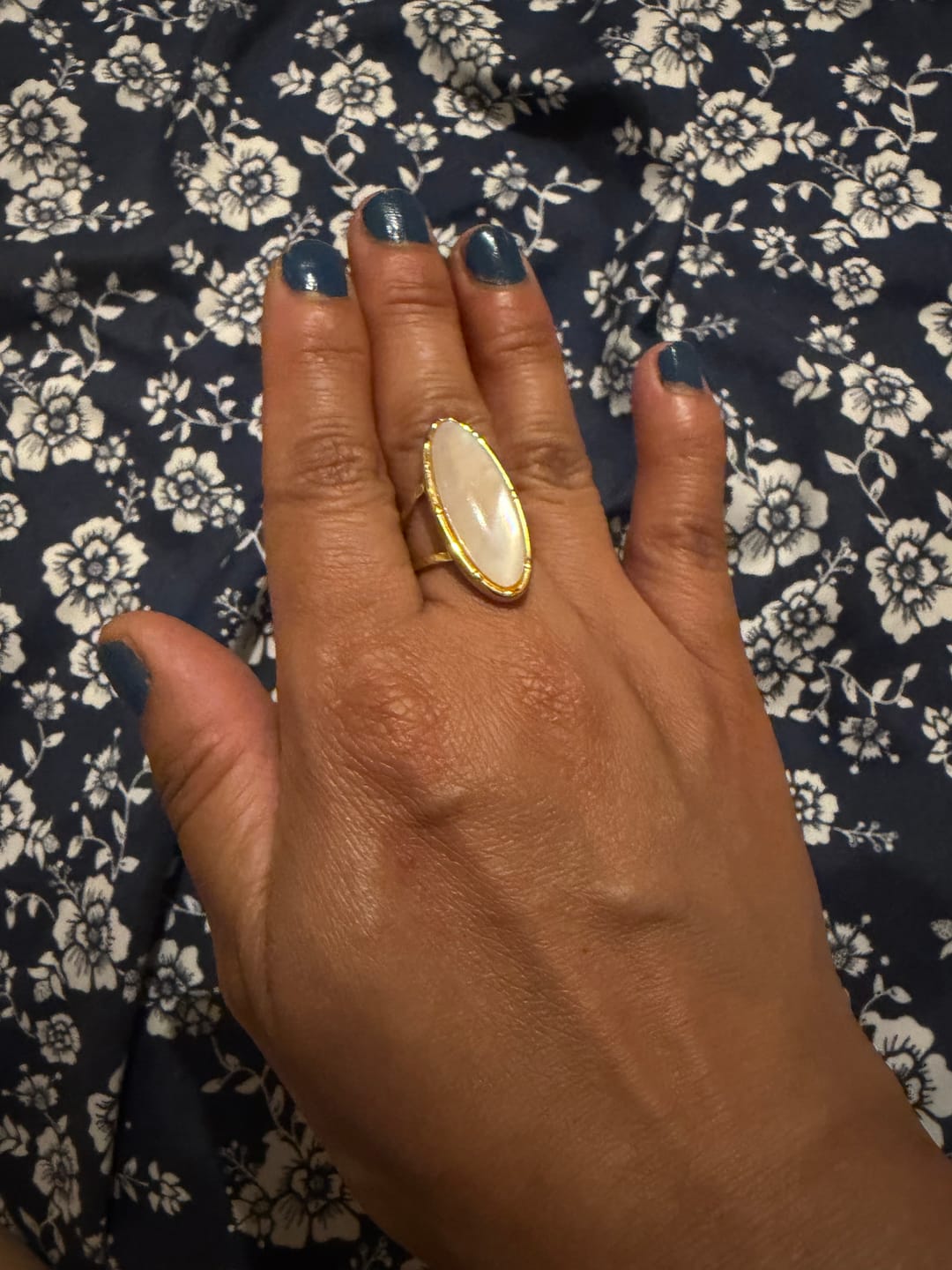 Customer photo review of Anillo Ajustable Gema