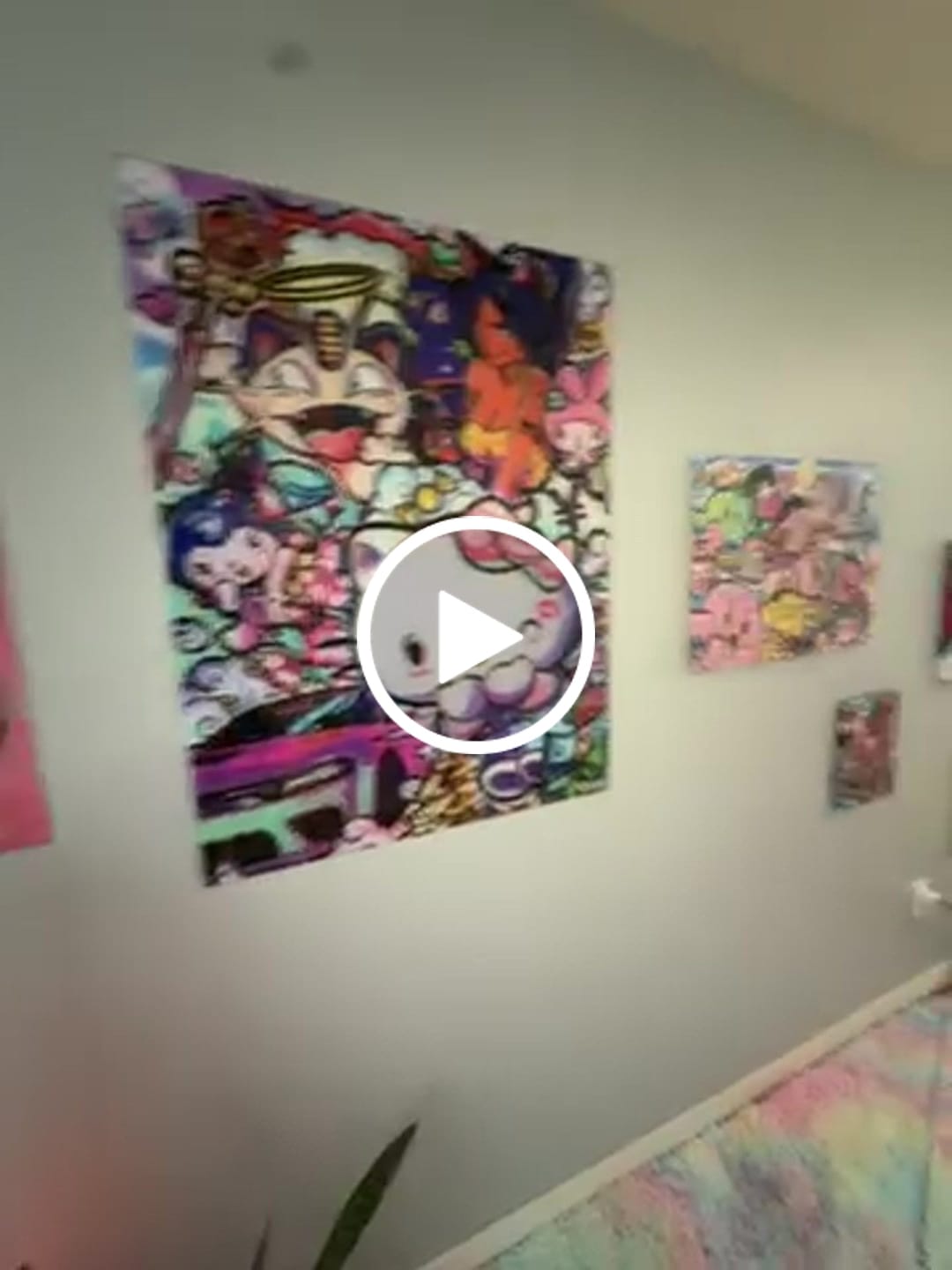 Customer video review of Kirbys Magical Bizarre Adventure(HORIZONTAL) Wall Art