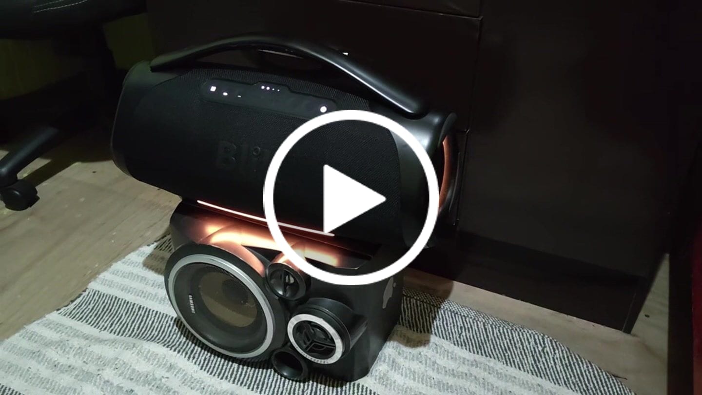 Customer video review of Parlante Bluetooth Portátil Blik Bass400 160W IPX7 12 Hrs