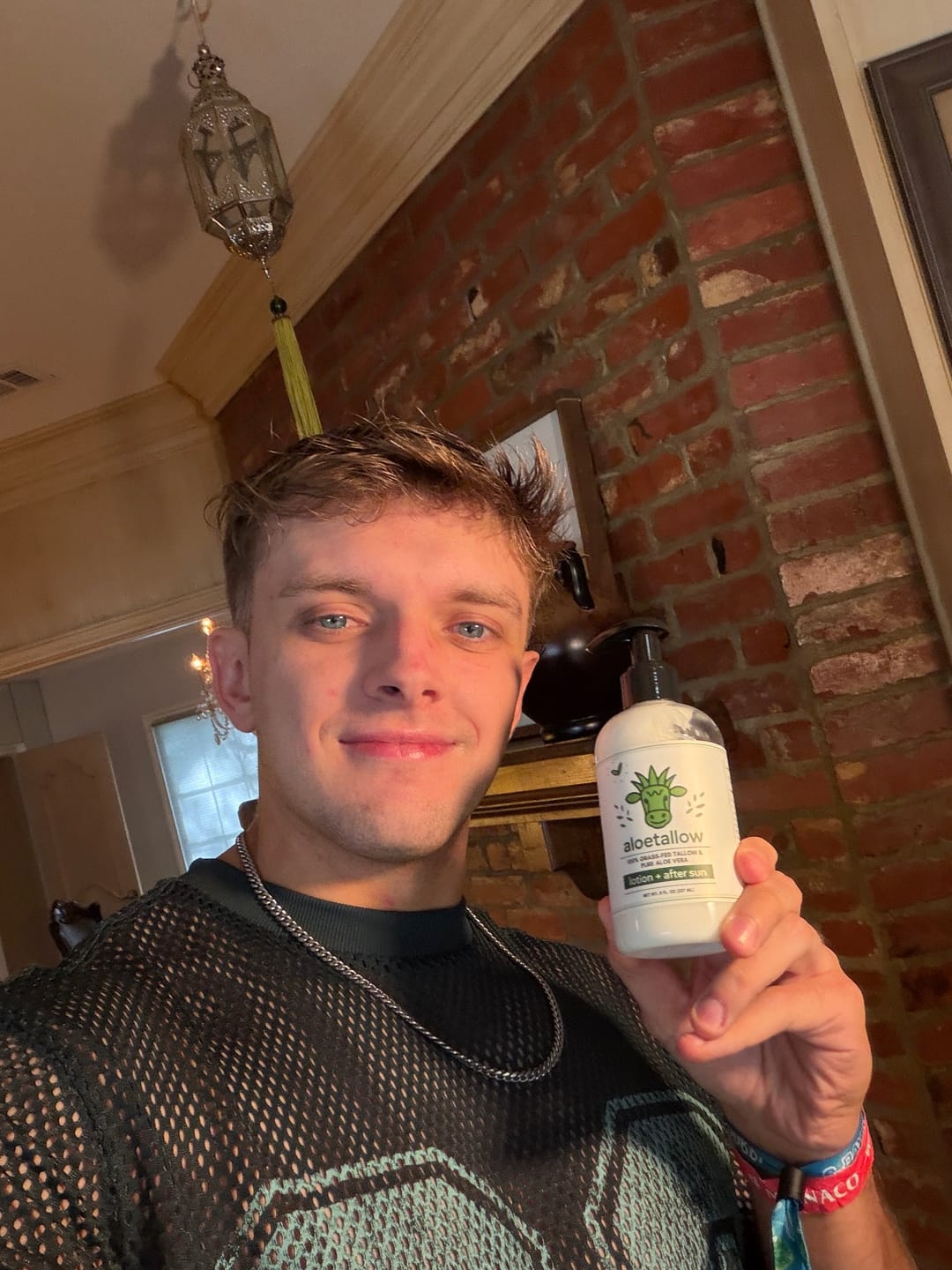 Customer photo review of AloeTallow Clean Hydration Lotion - Tallow + Aloe | 8 Clean Ingredients