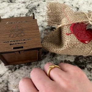 Customer photo review of Ouroboros Ring