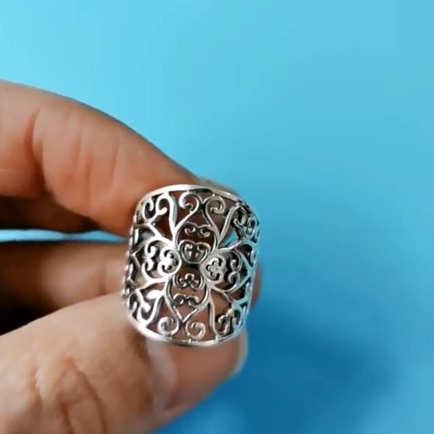 Customer photo review of Amiyah - Bague Argent