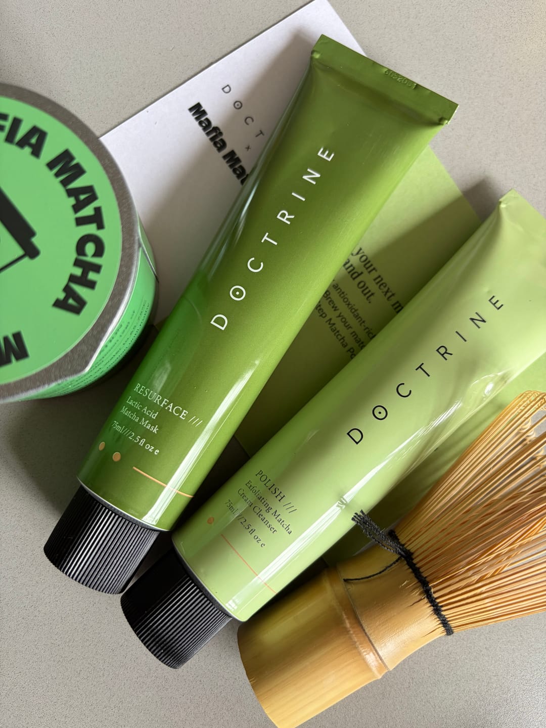 Customer photo review of Three-Step Matcha Power Peel