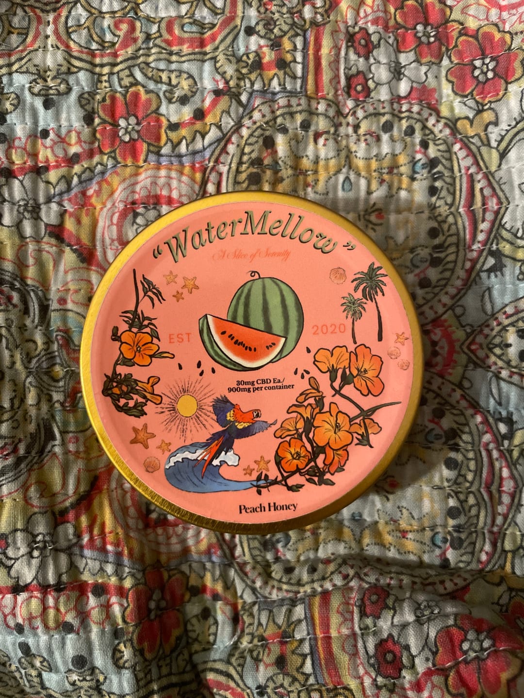 Customer photo review of "WaterMellow" CBD Gummies