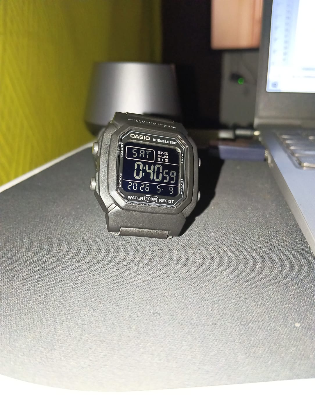 Customer photo review of Reloj Casio Vintage W-800H-1BV Negro Pantalla Negativa