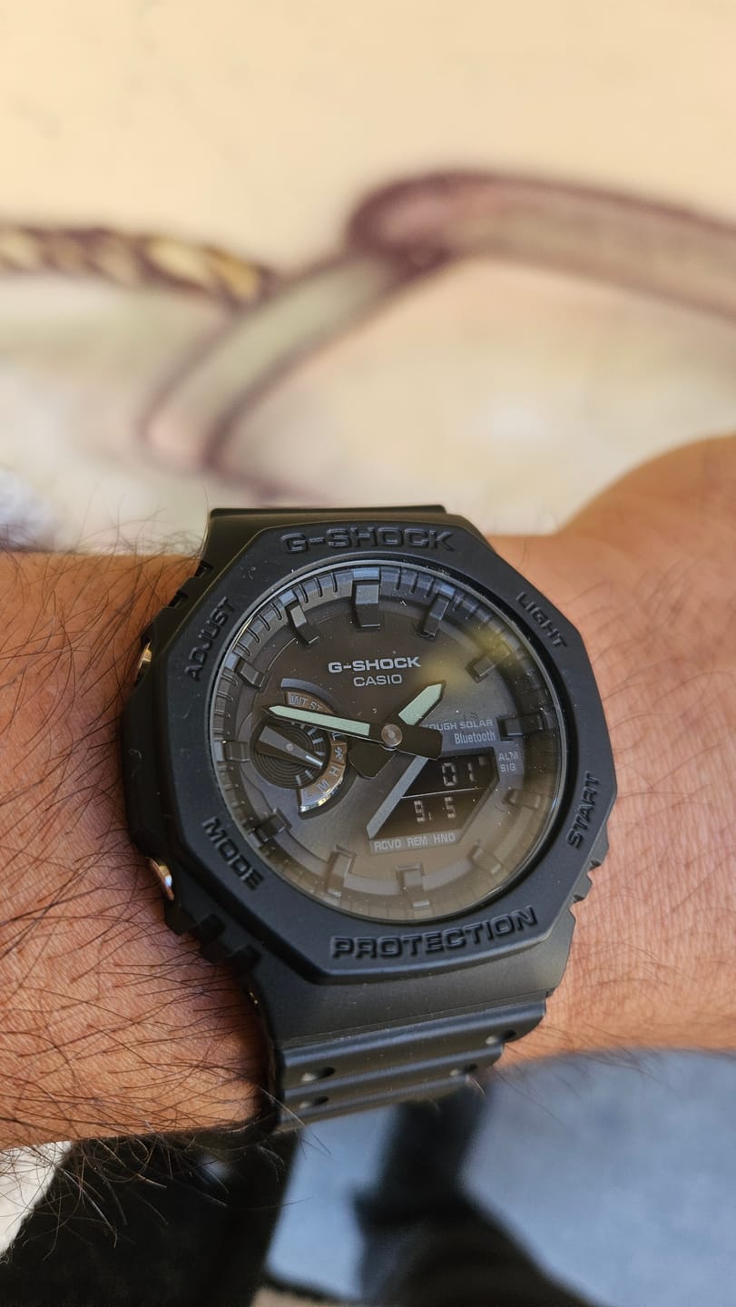 Customer photo review of Reloj Casio G-Shock Tough Solar "Casioak" GA-B2100-1A1 Bluetooth