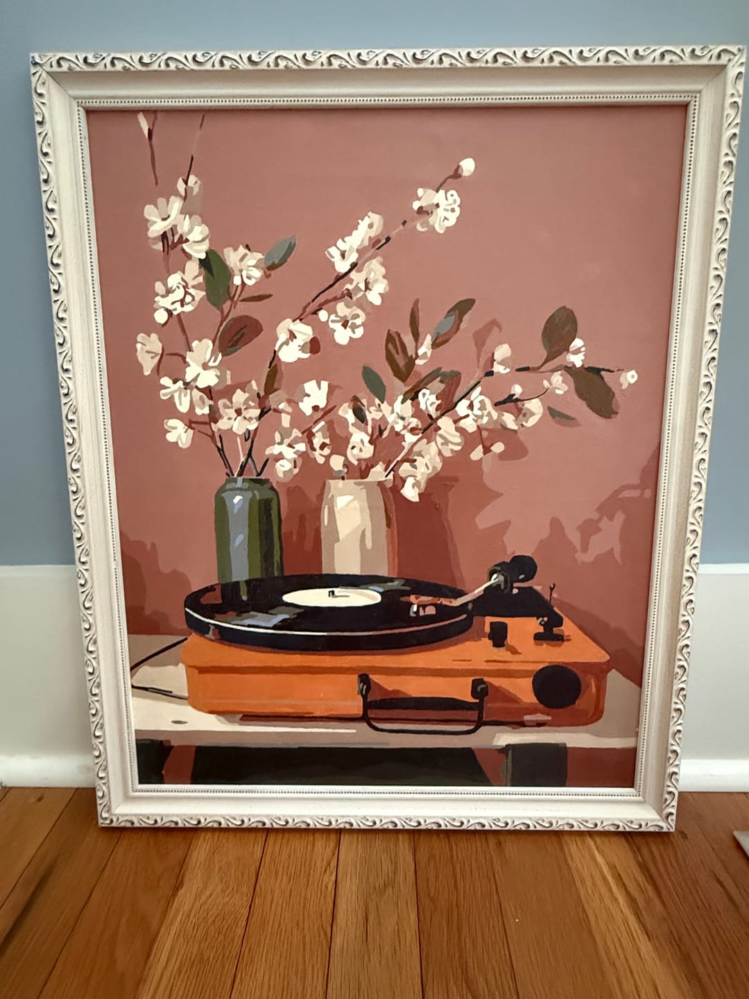 Customer photo review of Blooming sounds | Paint by Number