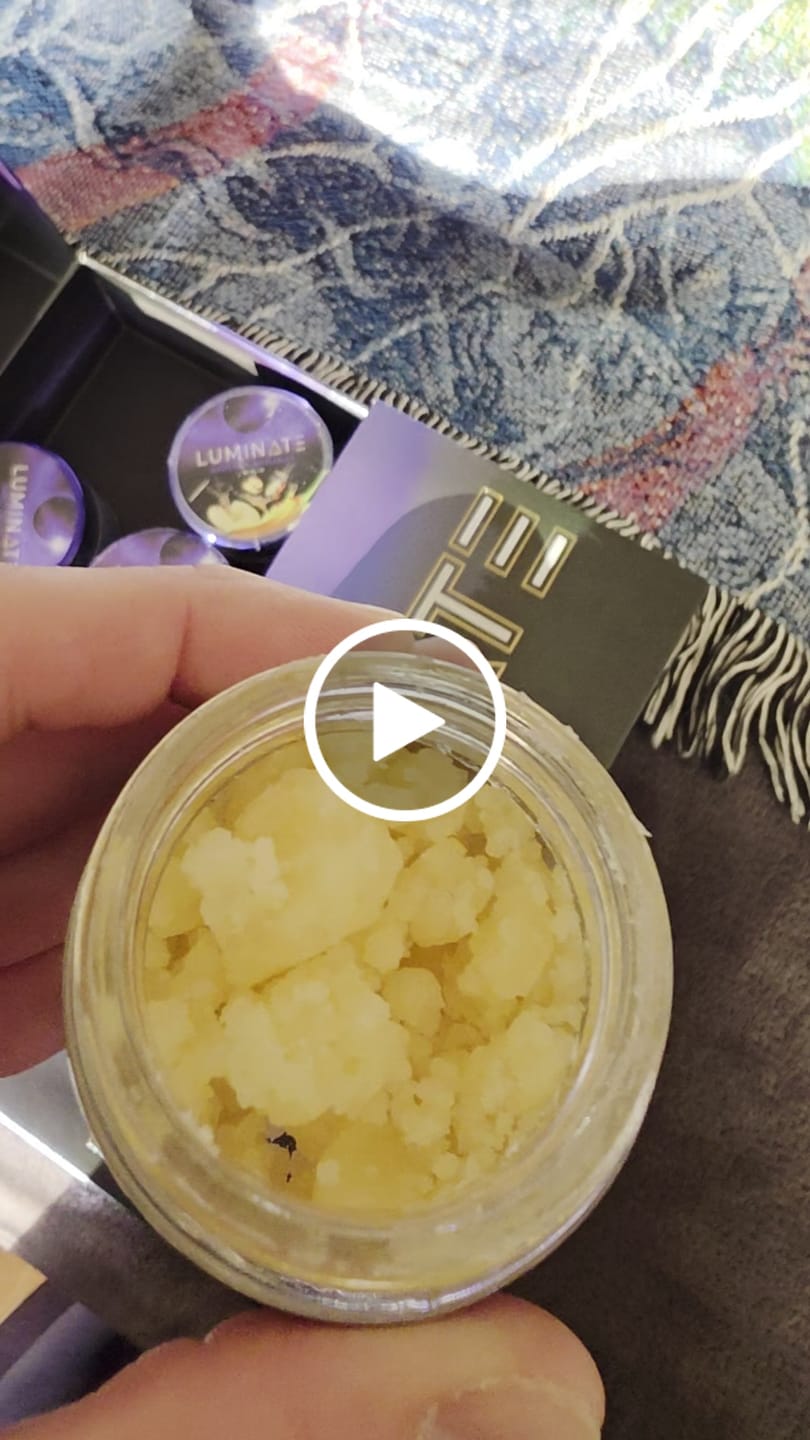 Customer video review of LUMINATE LIVE RESIN SUGAR - BULK 1 LB BOX