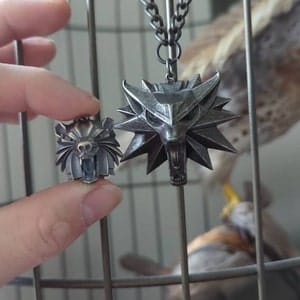 Customer photo review of Bear Pendant