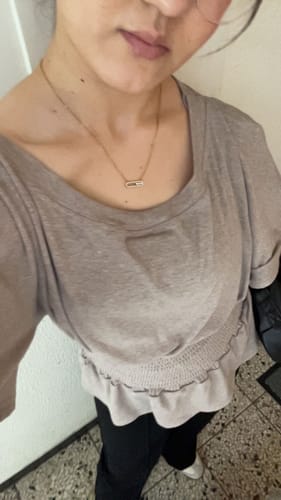 Customer photo review of Pave Soul Kette 18K Vergoldet