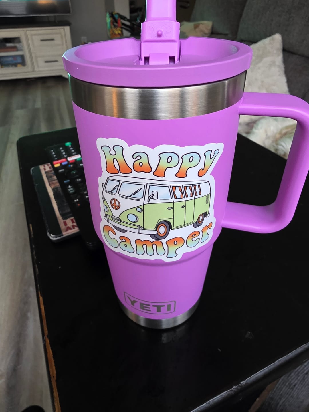 Customer photo review of Happy Camper Nature Sticker